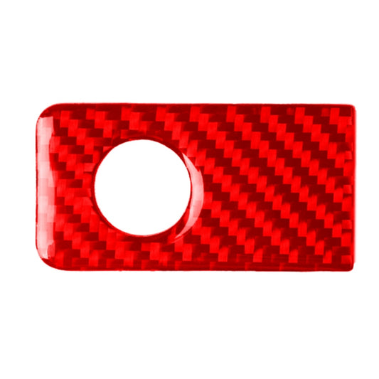 Car Carbon Fiber Front Passenger Seat Handle Box Decorative Sticker for Infiniti Q50 2014-2020, Left Drive(Red) - Car Interior Mouldings by buy2fix | Online Shopping UK | buy2fix