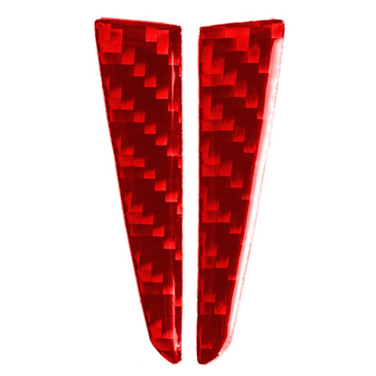 Car Carbon Fiber Steering Wheel Below Decorative Sticker for Infiniti Q50 2014-2020, Left and Right Drive(Red) - Car Interior Mouldings by buy2fix | Online Shopping UK | buy2fix