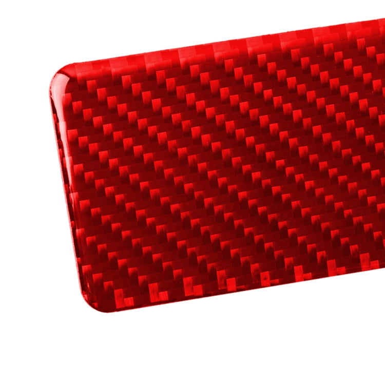 Car Carbon Fiber Rear Ashtray Panel Decorative Sticker for Infiniti Q50 2014-2020, Left and Right Drive(Red) - Car Interior Mouldings by buy2fix | Online Shopping UK | buy2fix