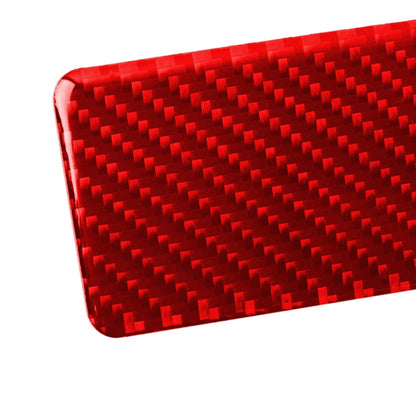 Car Carbon Fiber Rear Ashtray Panel Decorative Sticker for Infiniti Q50 2014-2020, Left and Right Drive(Red) - Car Interior Mouldings by buy2fix | Online Shopping UK | buy2fix