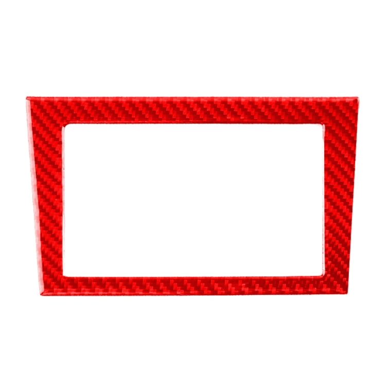 Car Carbon Fiber Navigation Frame Decorative Sticker for Infiniti Q50 2014-2020, Left and Right Drive(Red) - Car Interior Mouldings by buy2fix | Online Shopping UK | buy2fix