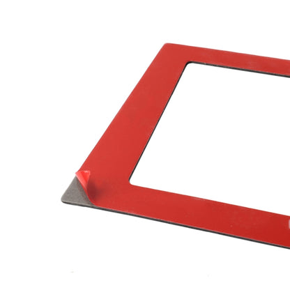 Car Carbon Fiber Navigation Frame Decorative Sticker for Infiniti Q50 2014-2020, Left and Right Drive(Red) - Car Interior Mouldings by buy2fix | Online Shopping UK | buy2fix