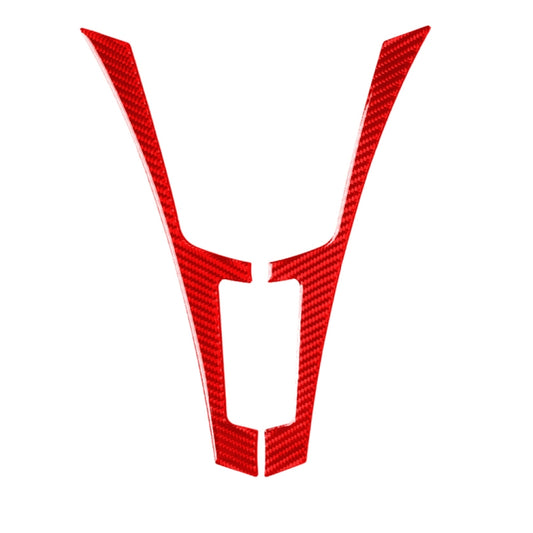 Car Carbon Fiber Central Control F Frame Decorative Sticker for Infiniti Q50 2014-2020, Left and Right Drive(Red) - Car Interior Mouldings by buy2fix | Online Shopping UK | buy2fix
