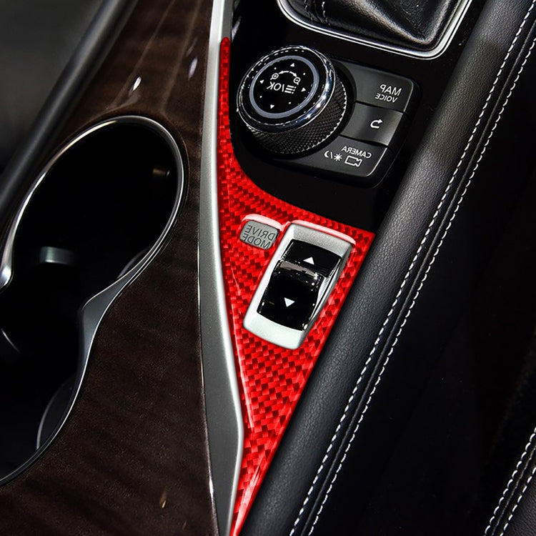 Car Carbon Fiber Driver Panel Decorative Sticker for Infiniti Q50 2014-2020, Right Drive(Red) - Car Interior Mouldings by buy2fix | Online Shopping UK | buy2fix