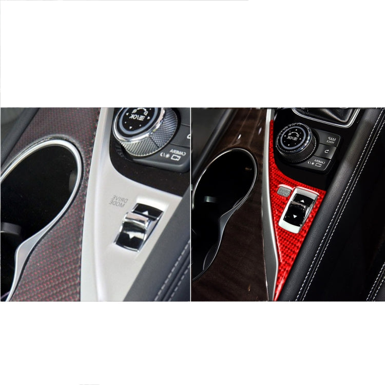 Car Carbon Fiber Driver Panel Decorative Sticker for Infiniti Q50 2014-2020, Right Drive(Red) - Car Interior Mouldings by buy2fix | Online Shopping UK | buy2fix