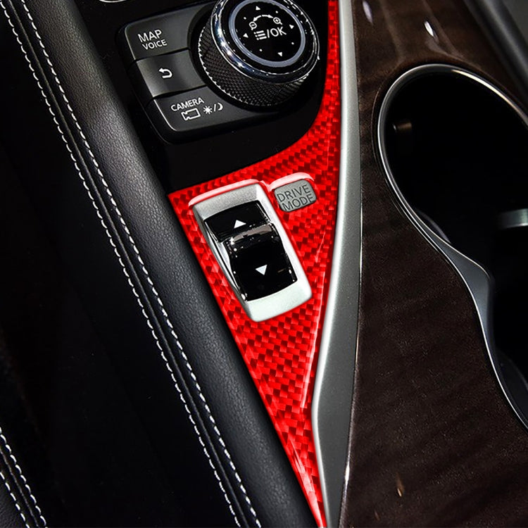 Car Carbon Fiber Driver Panel Decorative Sticker for Infiniti Q50 2014-2020, Left Drive(Red) - Car Interior Mouldings by buy2fix | Online Shopping UK | buy2fix