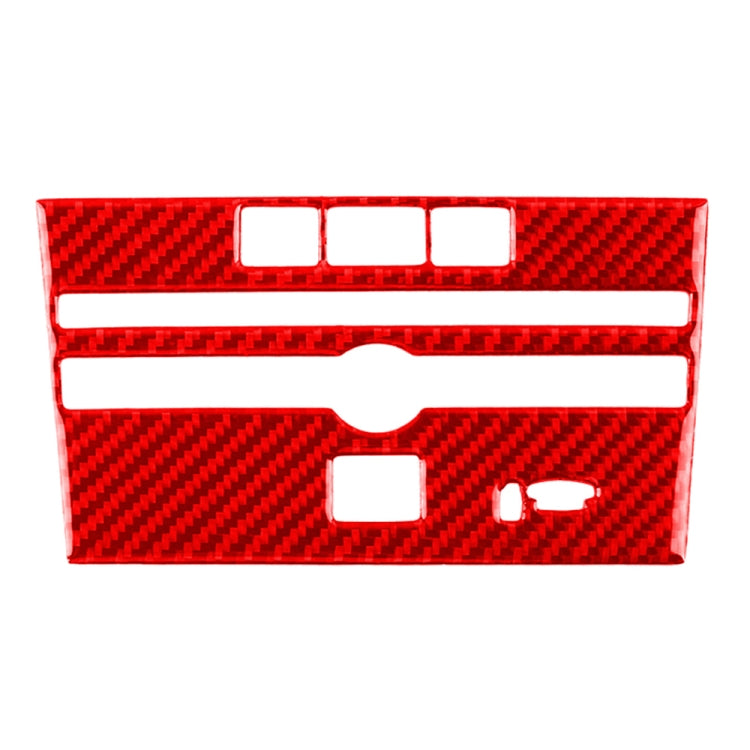 Car Carbon Fiber B Style CD Console Panel Decorative Sticker for Infiniti Q50 2014-2020, Right Drive(Red) - Car Interior Mouldings by buy2fix | Online Shopping UK | buy2fix