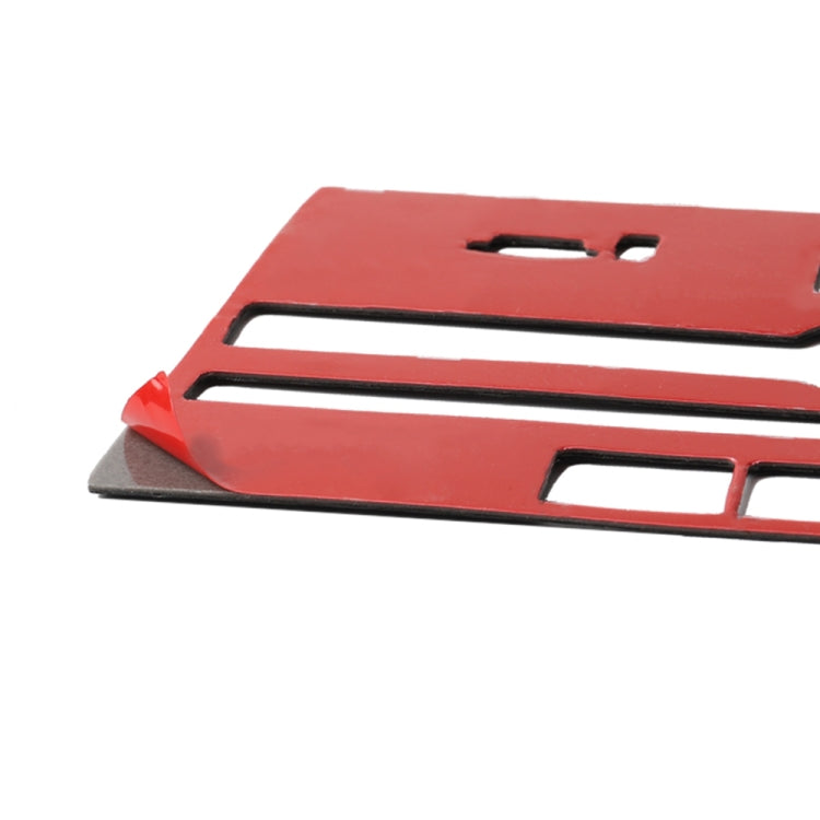 Car Carbon Fiber B Style CD Console Panel Decorative Sticker for Infiniti Q50 2014-2020, Right Drive(Red) - Car Interior Mouldings by buy2fix | Online Shopping UK | buy2fix