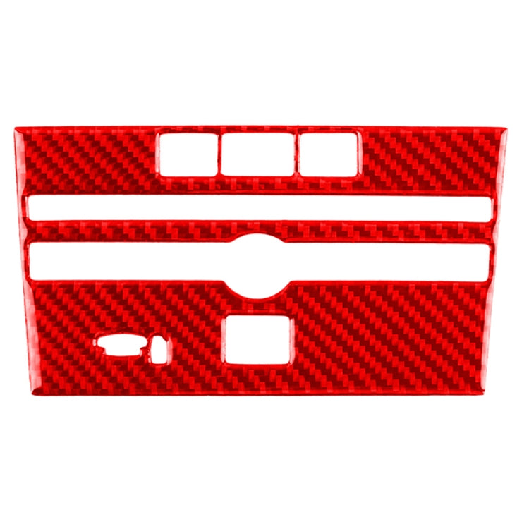 Car Carbon Fiber B Style CD Console Panel Decorative Sticker for Infiniti Q50 2014-2020, Left Drive(Red) - Car Interior Mouldings by buy2fix | Online Shopping UK | buy2fix