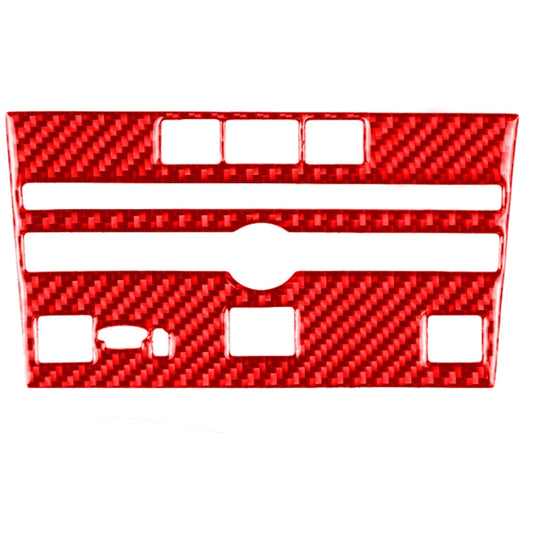 Car Carbon Fiber A Style CD Console Panel Decorative Sticker for Infiniti Q50 2014-2020, Left Drive(Red) - Car Interior Mouldings by buy2fix | Online Shopping UK | buy2fix