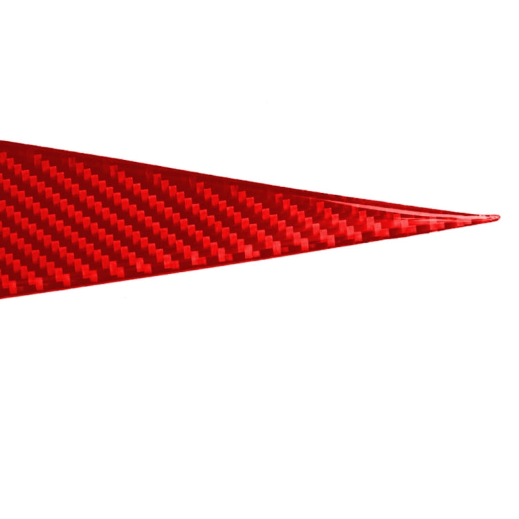 Car Carbon Fiber A Style Door Handle Panel Decorative Sticker for Infiniti Q50 2014-2020, Left and Right Drive(Red) - Car Interior Mouldings by buy2fix | Online Shopping UK | buy2fix