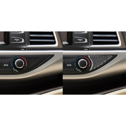Car Carbon Fiber Air Conditioner Switch Decorative Sticker for Toyota Highlander 2014-2019, Left Drive - Car Interior Mouldings by buy2fix | Online Shopping UK | buy2fix