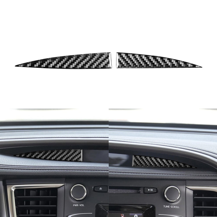 Car Carbon Fiber Central Control Small Display Decorative Sticker for Toyota Highlander 2014-2019, Left Drive - Car Interior Mouldings by buy2fix | Online Shopping UK | buy2fix