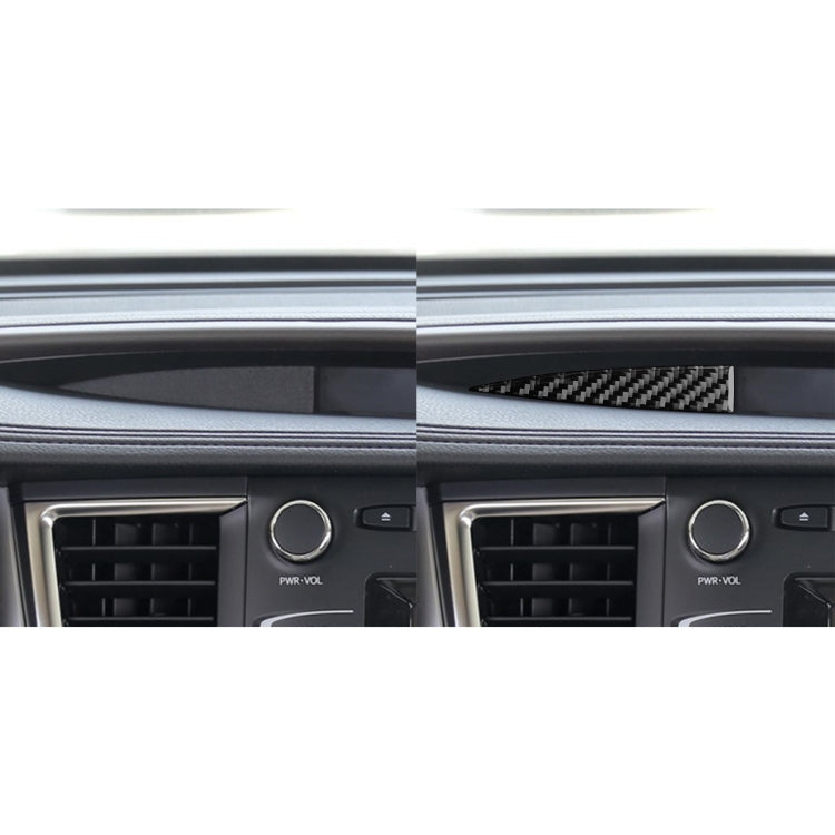Car Carbon Fiber Central Control Small Display Decorative Sticker for Toyota Highlander 2014-2019, Left Drive - Car Interior Mouldings by buy2fix | Online Shopping UK | buy2fix