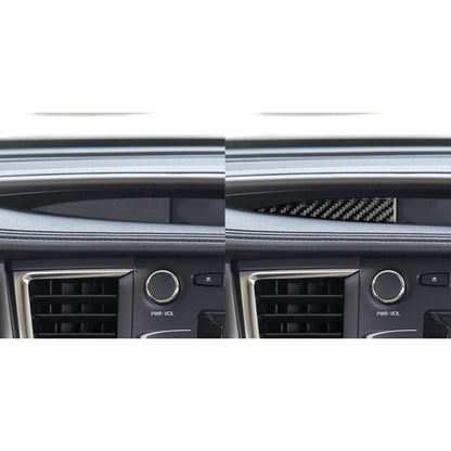 Car Carbon Fiber Central Control Small Display Decorative Sticker for Toyota Highlander 2014-2019, Left Drive - Car Interior Mouldings by buy2fix | Online Shopping UK | buy2fix