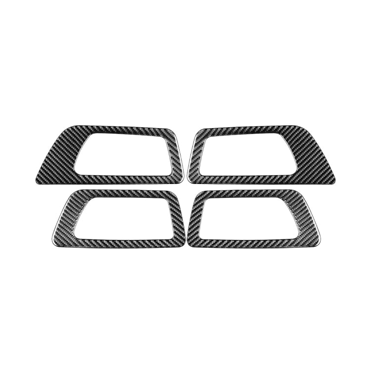 Car Carbon Fiber Inside Door Handle Panel Decorative Sticker for Toyota Highlander 2014-2019, Left Drive - Car Interior Mouldings by buy2fix | Online Shopping UK | buy2fix