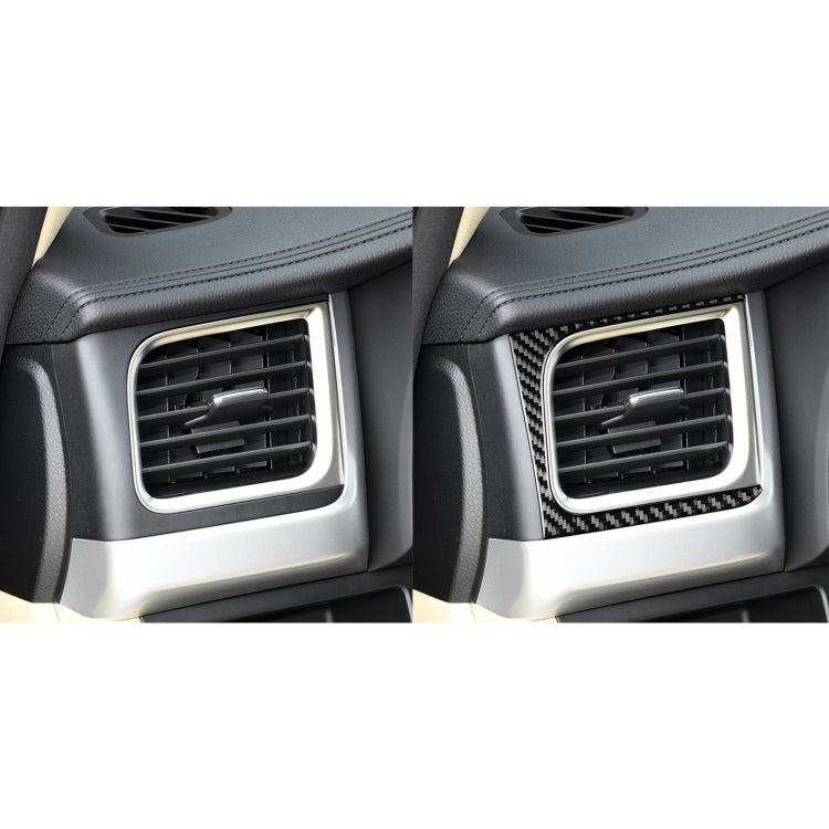 Car Carbon Fiber Side Air Outlet Decorative Sticker for Toyota Highlander 2014-2019, Left Drive - Car Interior Mouldings by buy2fix | Online Shopping UK | buy2fix