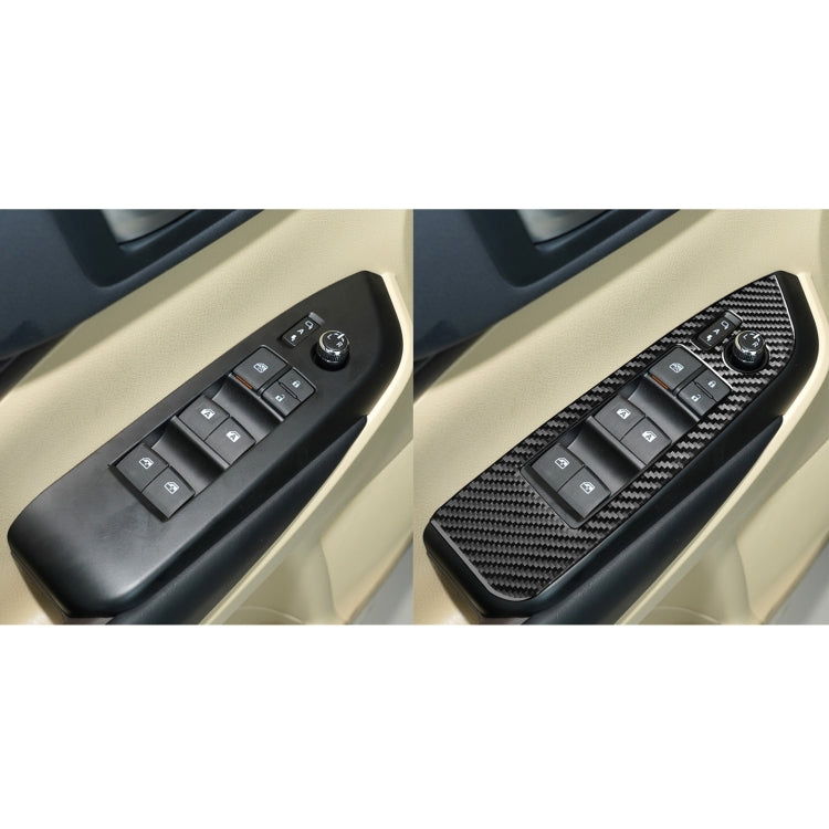 Car Carbon Fiber Window Glass Lift Decorative Sticker for Toyota Highlander 2014-2019, Left Drive - Car Interior Mouldings by buy2fix | Online Shopping UK | buy2fix