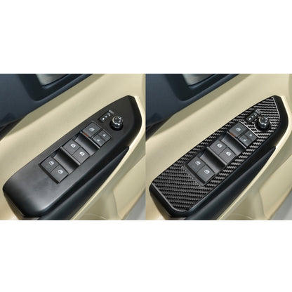 Car Carbon Fiber Window Glass Lift Decorative Sticker for Toyota Highlander 2014-2019, Left Drive - Car Interior Mouldings by buy2fix | Online Shopping UK | buy2fix