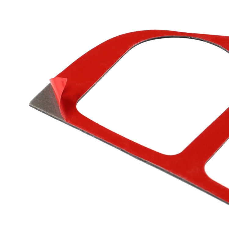 Car Carbon Fiber Gear Panel Decorative Sticker for Infiniti Q50 2014-2020, Right Drive (Red) - Steering Wheel Accessories by buy2fix | Online Shopping UK | buy2fix