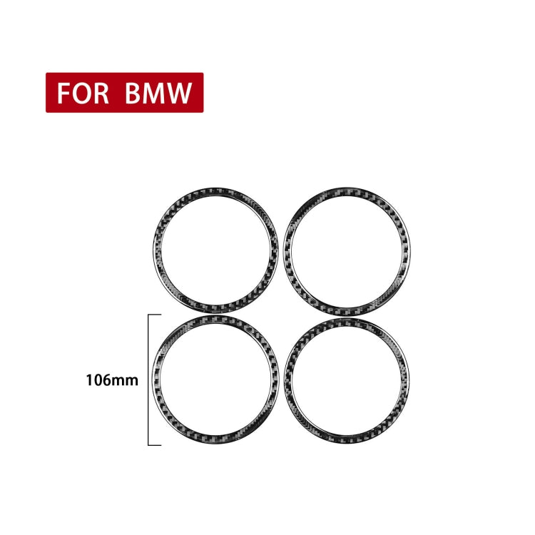 Car Door Horn Ring Decorative Sticker for BMW F52 1 Series Sedan 2017-2019, Left Drive by buy2fix