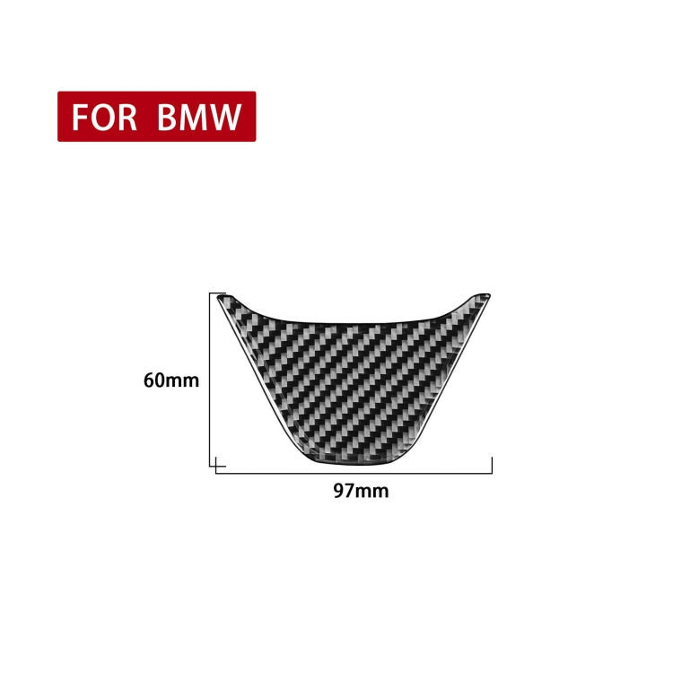 Car Steering Wheel Decorative Sticker for BMW F52 1 Series Sedan 2017-2019, Left Drive by buy2fix