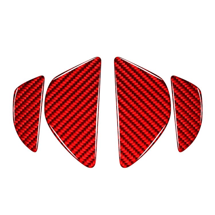 Car Inner Door Bowl Decorative Sticker for Volvo V60 2010-2017, Left and Right Drive (Red) by buy2fix