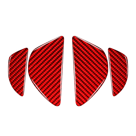 Car Inner Door Bowl Decorative Sticker for Volvo V60 2010-2017, Left and Right Drive (Red) by buy2fix