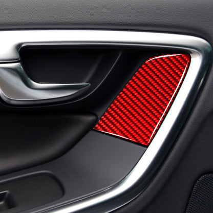 Car Window Lift Button C Decorative Sticker for Volvo V60 2010-2017, Right Drive (Red) by buy2fix