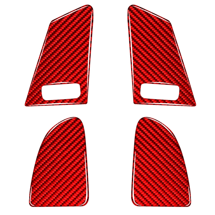 Car Window Lift Button B Decorative Sticker for Volvo V60 2010-2017, Left and Right Drive(Red) by buy2fix