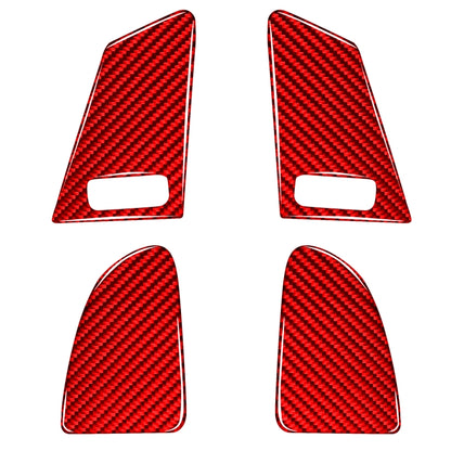 Car Window Lift Button B Decorative Sticker for Volvo V60 2010-2017, Left and Right Drive(Red) by buy2fix