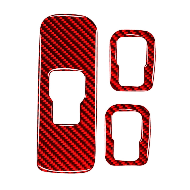 Car Window Lift Button Decorative Sticker for Volvo V60 2010-2017, Right Drive (Red) by buy2fix