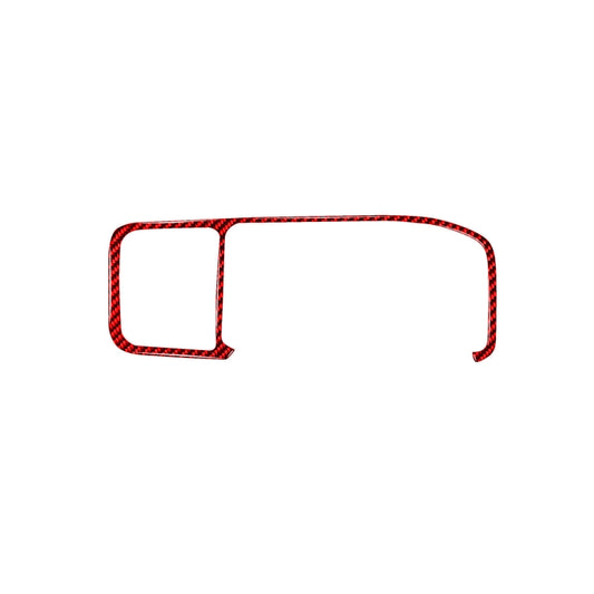 Car Carbon Fiber Navigation Frame Decorative Sticker for Volvo V60 2010-2017, Right Drive(Red) by buy2fix