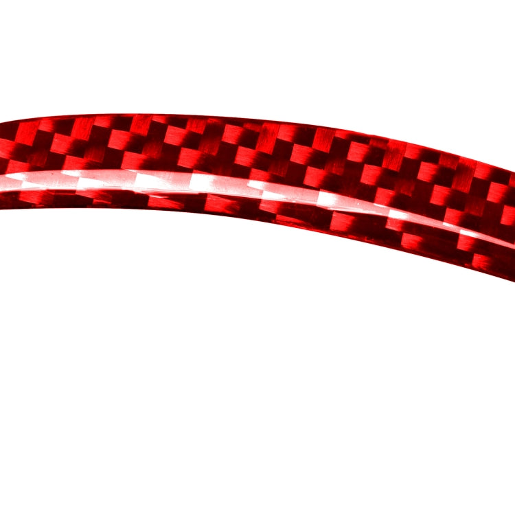 Car Carbon Fiber Navigation Frame Decorative Sticker for Volvo V60 2010-2017, Right Drive(Red) by buy2fix