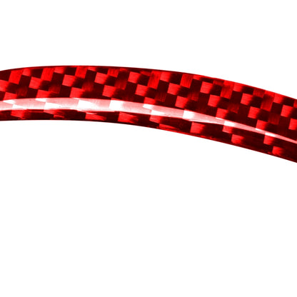 Car Carbon Fiber Navigation Frame Decorative Sticker for Volvo V60 2010-2017, Right Drive(Red) by buy2fix