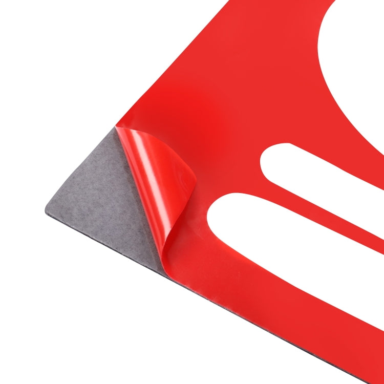 Car Central Control Lower Air Outlet Decorative Sticker for Volvo V60 2010-2017, Left Drive(Red) by buy2fix