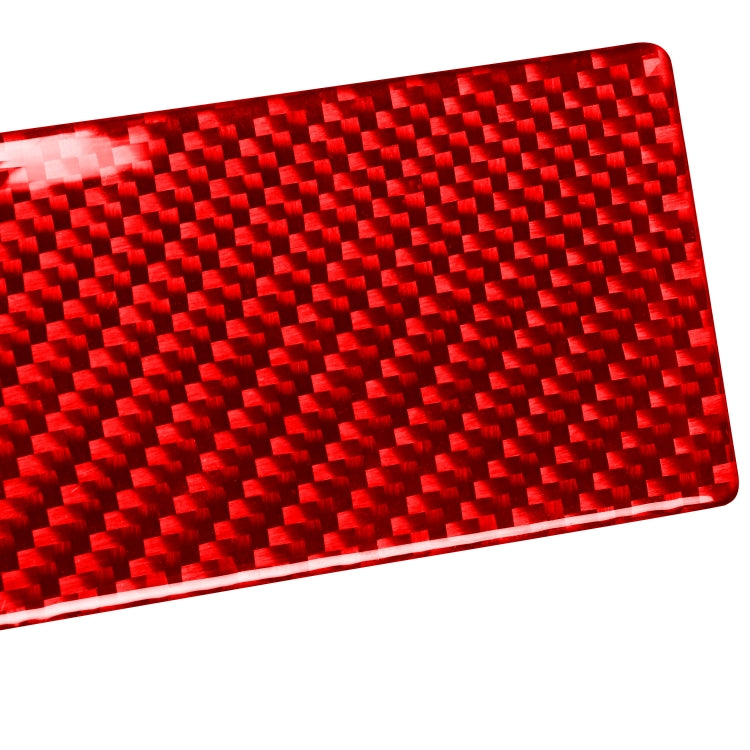 Car Carbon Fiber Central Control Panel Decorative Sticker for Volvo V60 2010-2017, Right Drive(Red) by buy2fix