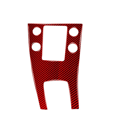 Car Carbon Fiber Central Control Panel Decorative Sticker for Volvo V60 2010-2017, Left Drive(Red) by buy2fix