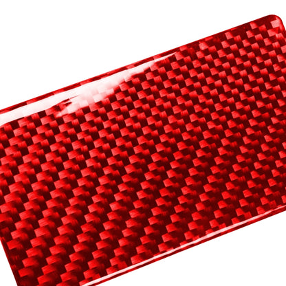 Car Carbon Fiber Central Control Panel Decorative Sticker for Volvo V60 2010-2017, Left Drive(Red) by buy2fix