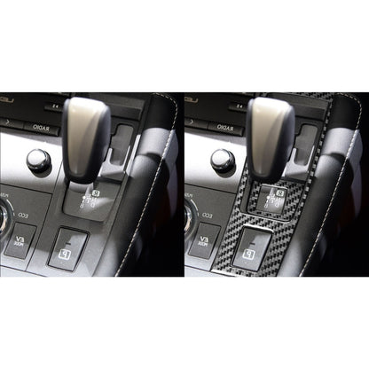 Car Carbon Fiber Gear Panel Decorative Sticker for Lexus CT 2011-2017, Right Drive by buy2fix