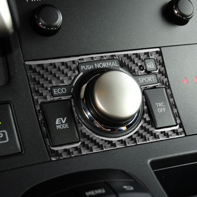 Car Control Panel High-level Configuration Decorative Sticker for Lexus CT 2011-2017, Left Drive by buy2fix