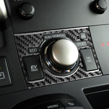 Car Control Panel High-level Configuration Decorative Sticker for Lexus CT 2011-2017, Left Drive by buy2fix