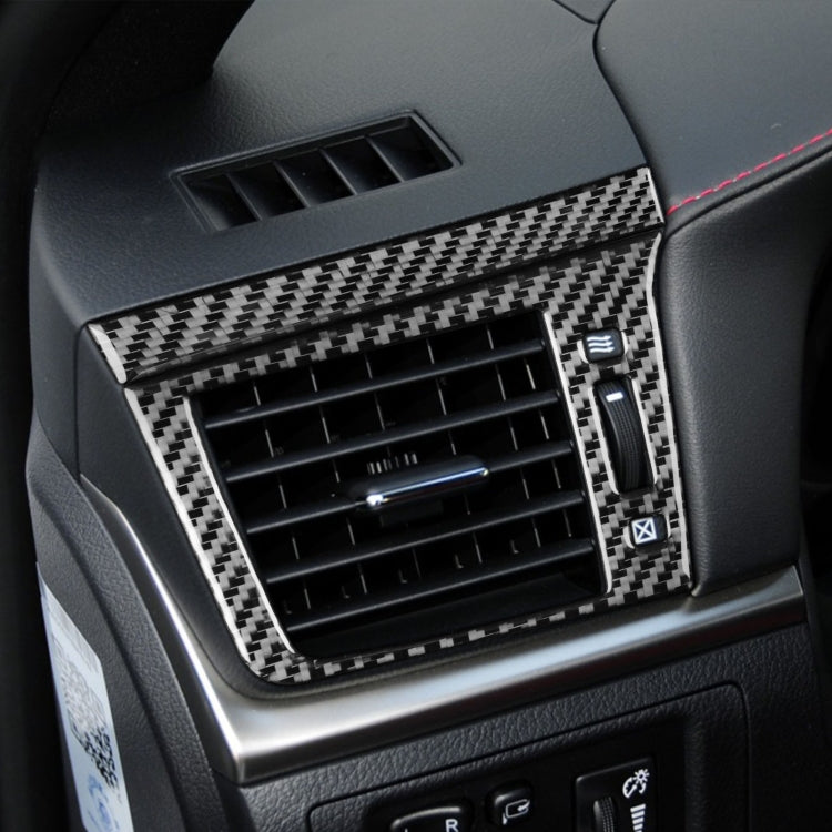 Car Carbon Fiber Left and Right Air Outlet Decorative Sticker for Lexus CT 2011-2017, Left Drive by buy2fix