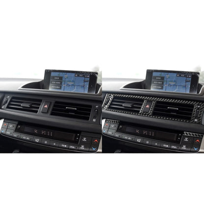 Car Carbon Fiber Central Control Air Outlet Decorative Sticker for Lexus CT 2011-2017, Right Drive by buy2fix