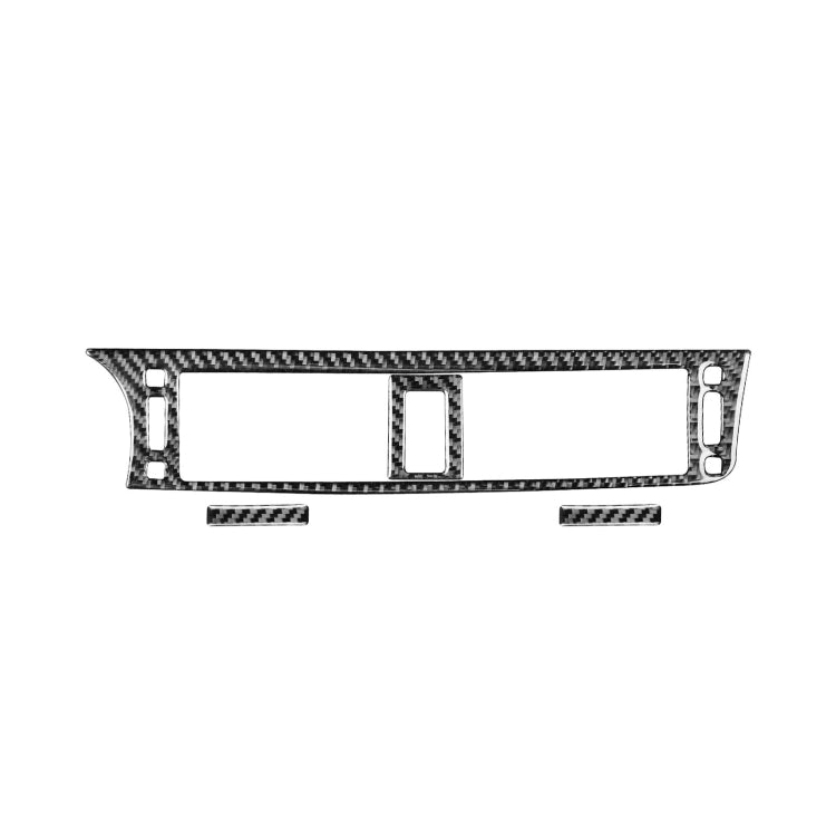 Car Carbon Fiber Central Control Air Outlet Decorative Sticker for Lexus CT 2011-2017, Left Drive by buy2fix