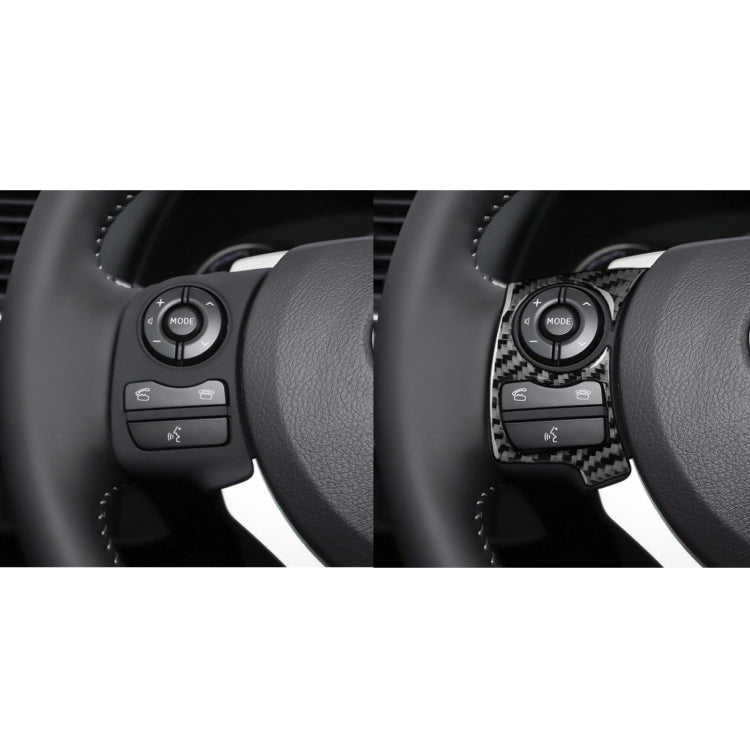 Car Steering Wheel Button Decorative Sticker for Lexus CT 2011-2017, Left and Right Drive by buy2fix
