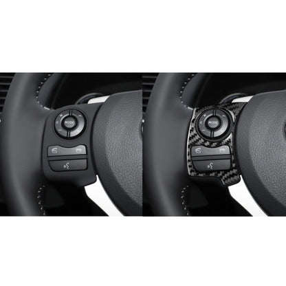 Car Steering Wheel Button Decorative Sticker for Lexus CT 2011-2017, Left and Right Drive by buy2fix