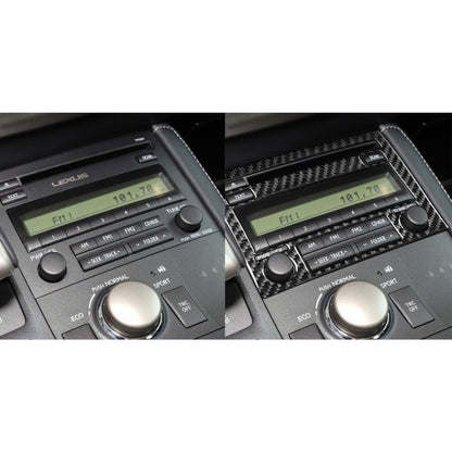 Car Carbon Fiber CD Panel A Decorative Sticker for Lexus CT 2011-2017, Left and Right Drive by buy2fix