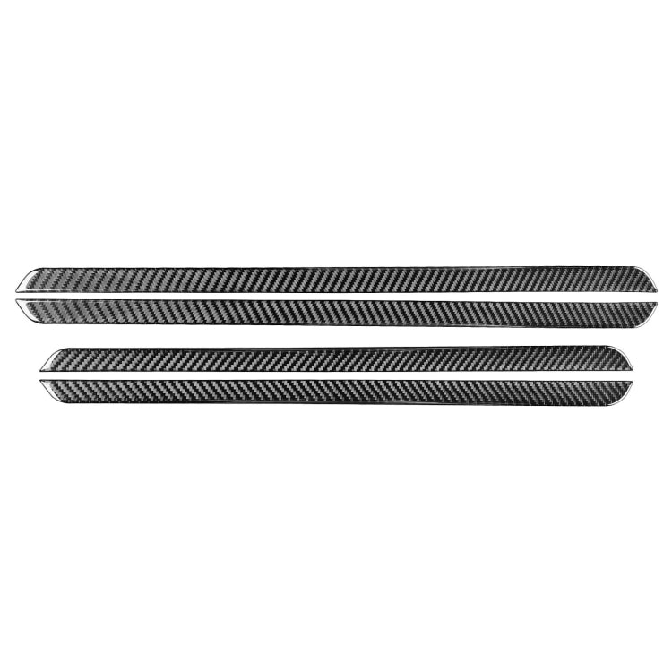 Car Carbon Fiber Threshold Decorative Sticker for Ford Explorer 2016-2019, Left Drive by buy2fix