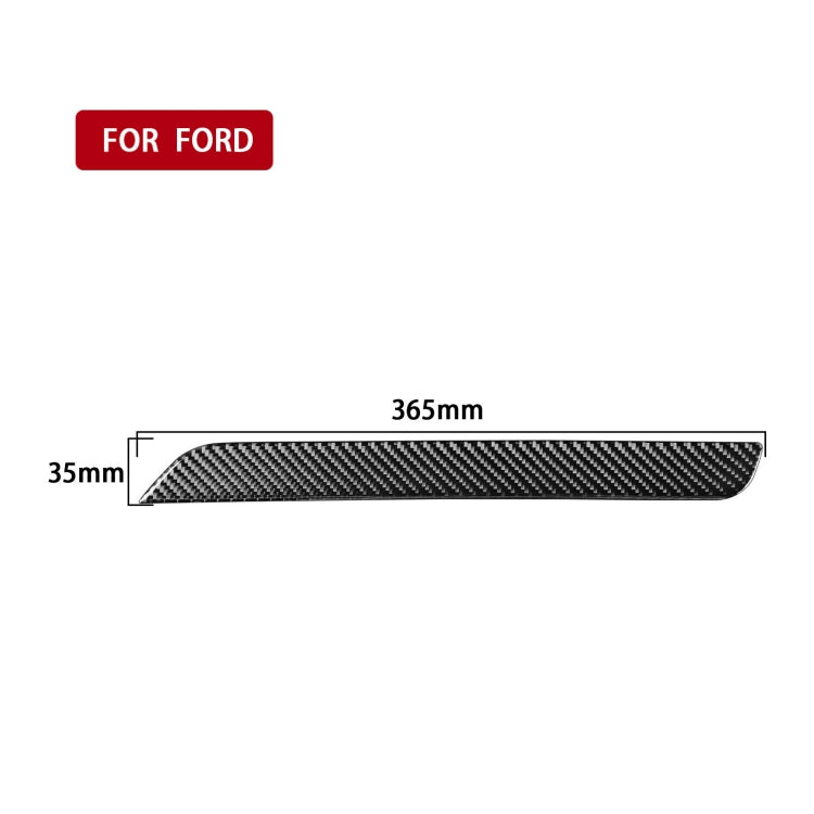 Car Carbon Fiber Storage Decorative Sticker for Ford Explorer 2016-2019, Left Drive by buy2fix